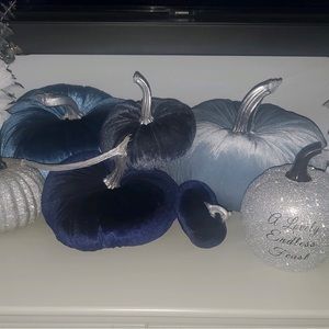 Custom Velvet Pumpkins - Thanksgiving Decor